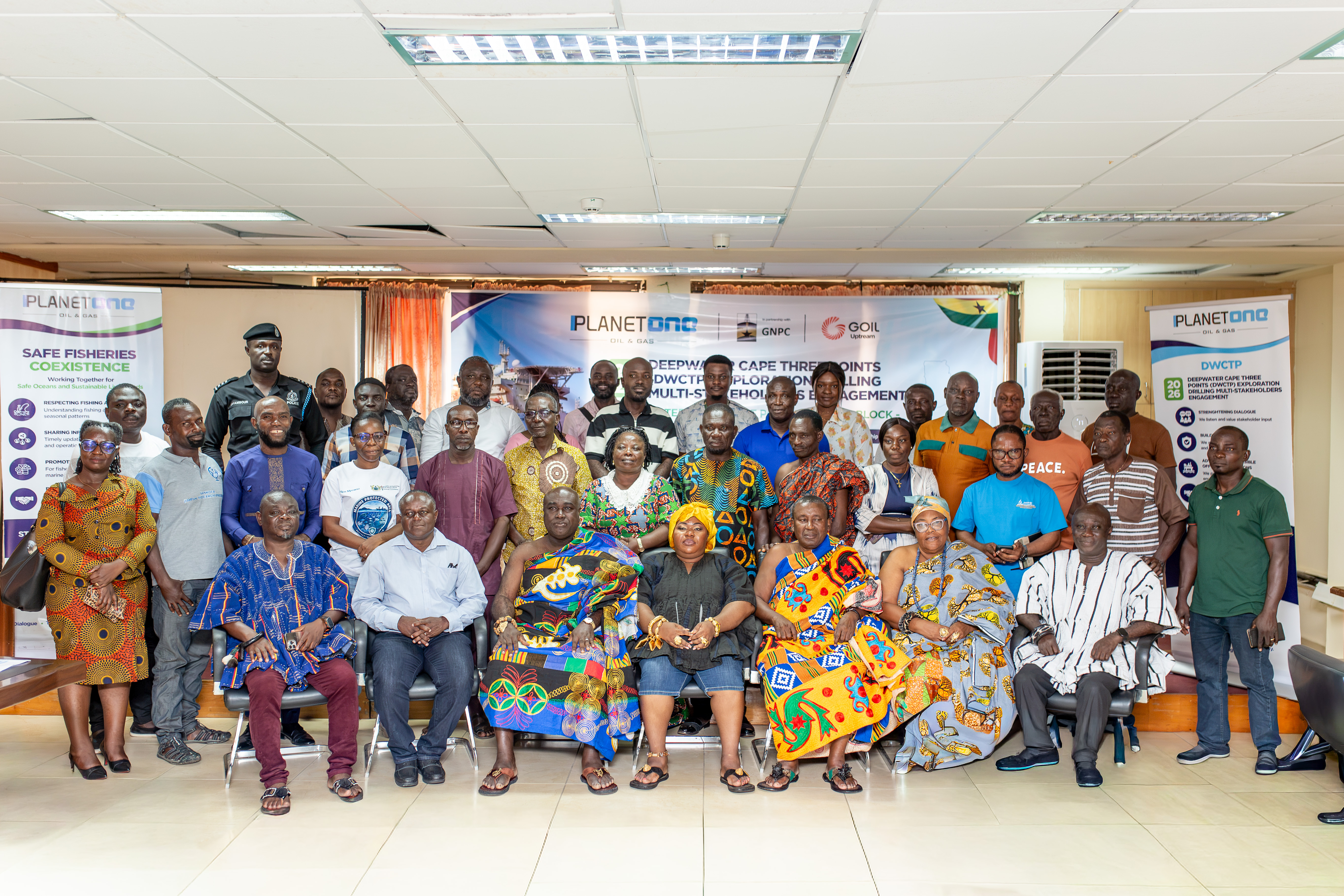 DWCTP Stakeholder Partnership and Drilling Readiness Forum group photograph, SSNIT House, Takoradi