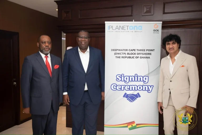 GOIL Upstream Ghana Ltd. and Planet One Group sign Farm-in and JOA agreements